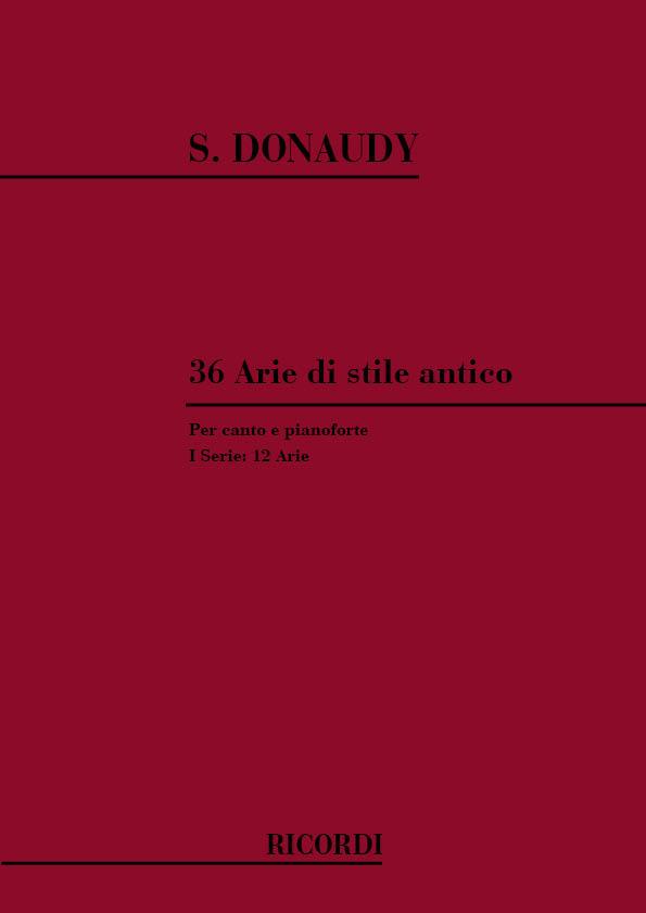 36 Arie Di Stile Antico I Serie - pro zpěv a klavír